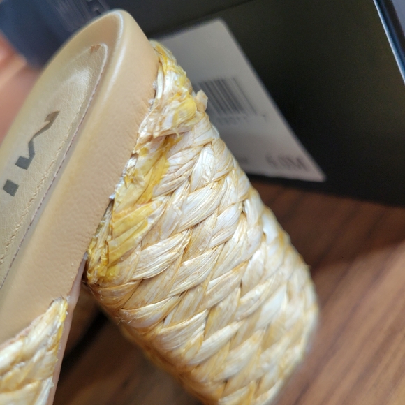 MIA Women's Tan Woven Raffia Sandals - Picture 4 of 4